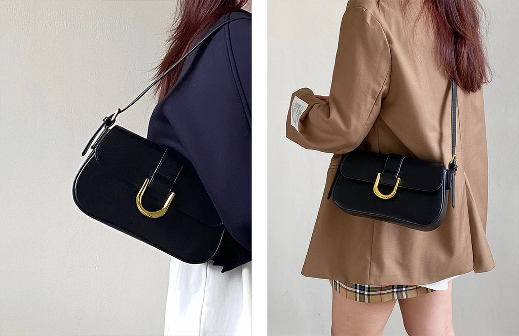 Patent Leather Shiny Bag Retro photo 4