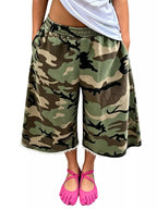Wide-leg Cropped Sweatpants Pockets (7)