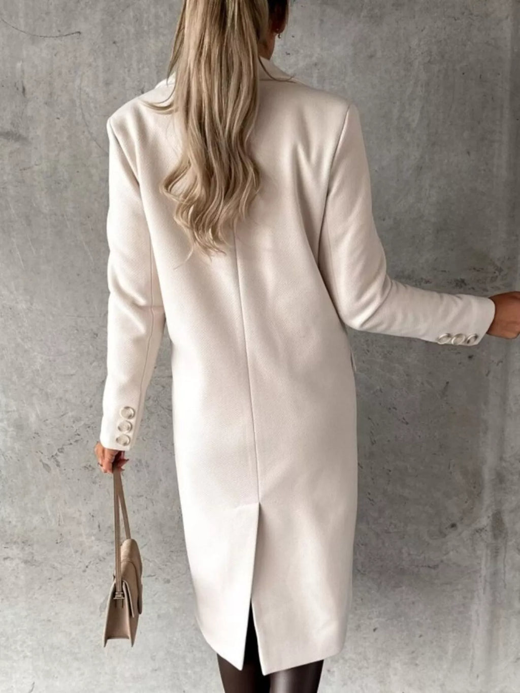 Double-breasted Longline Coat (4)