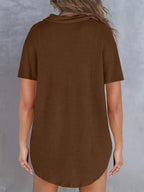 Waffle-knit Short Sleeve Polo Shirt (8)