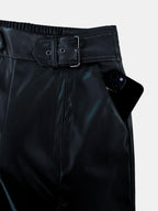 Half Elastic Waist Wide Leg Pants (9)