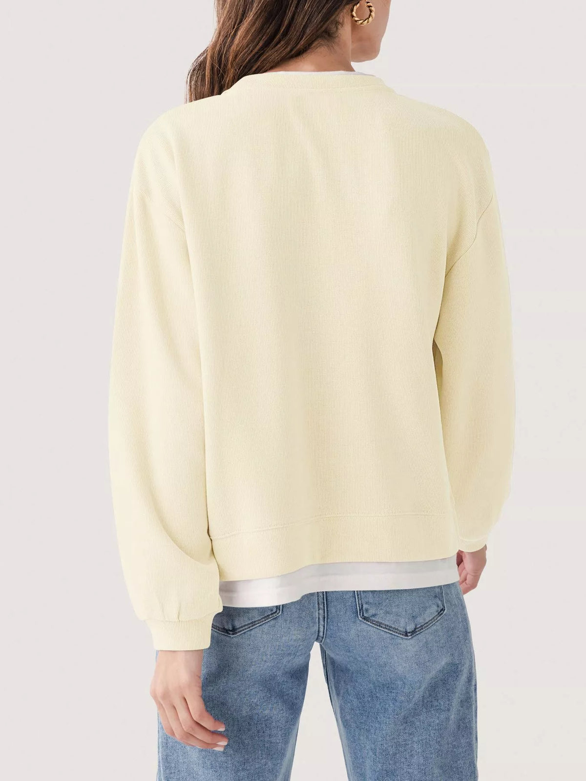 Oversized Crew Neck Sweatshirt (15)