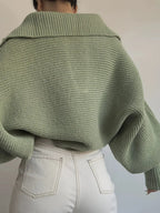 Johnny Collar Long Sleeve Sweater (13)