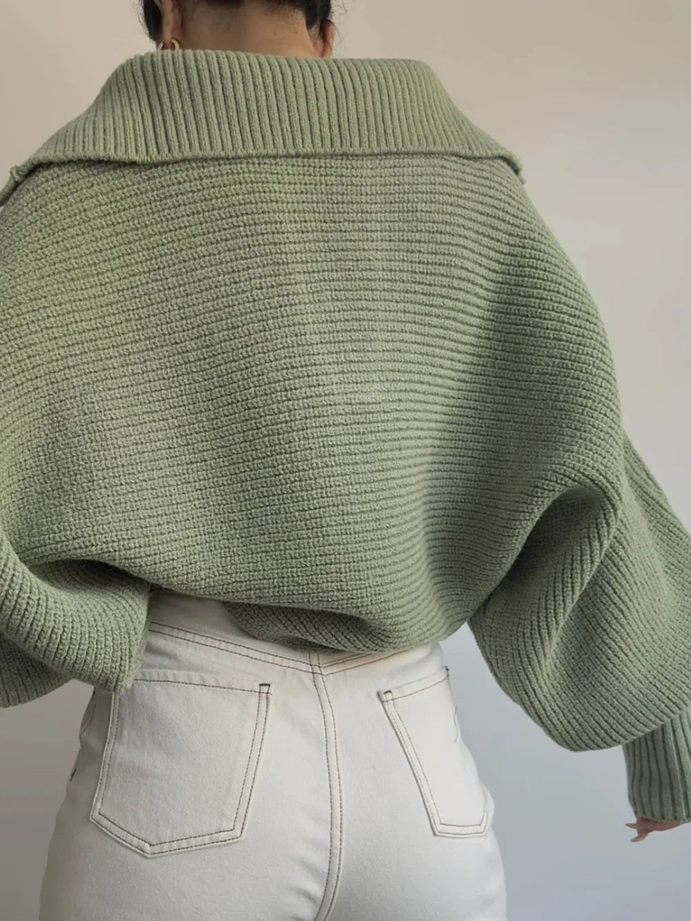 Johnny Collar Long Sleeve Sweater (13)