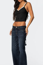 Lace Detail V-neck Cami (20)