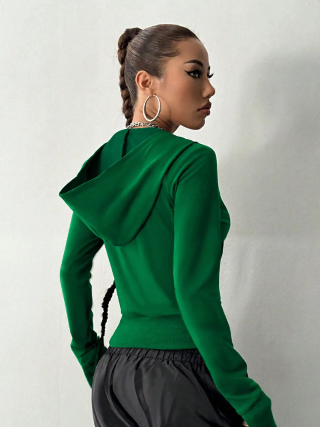 Zip-up Long Sleeve Hoodie (8)