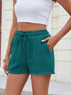 Texture Drawstring Shorts (12)