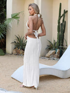 Cutout Halter Neck Maxi Dress (3)