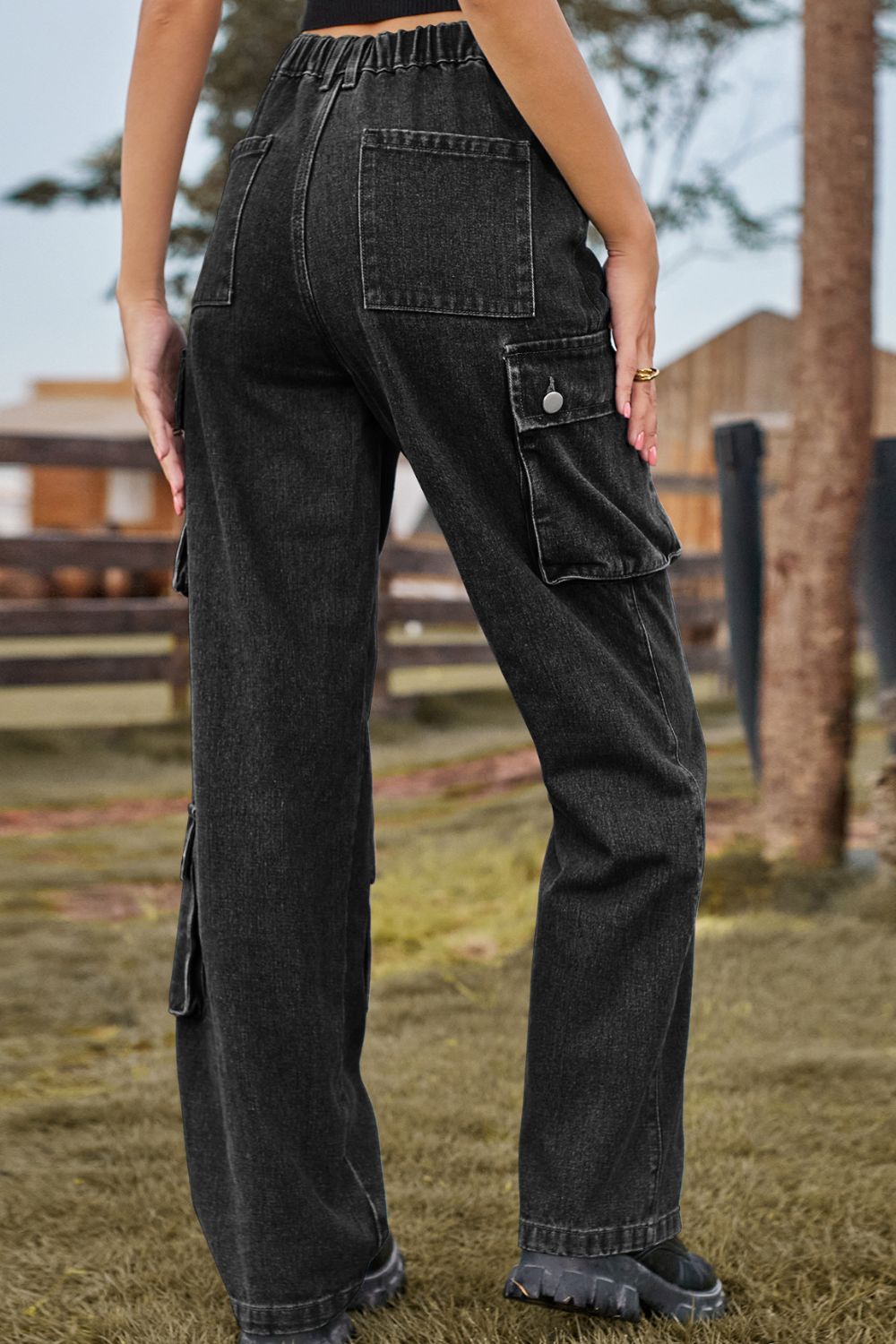 Loose Fit Long Jeans Pockets (7)