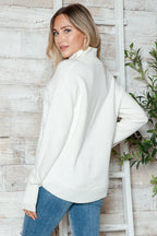 Half Zip Long Sleeve Knit Top (8)