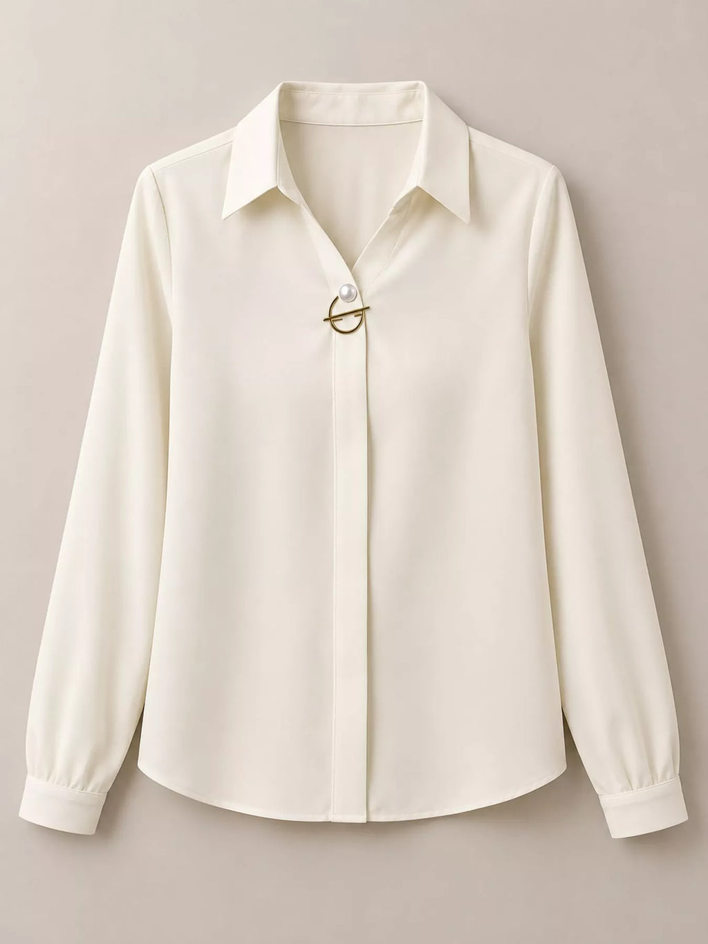 Long Sleeve Satin Blouse (57)