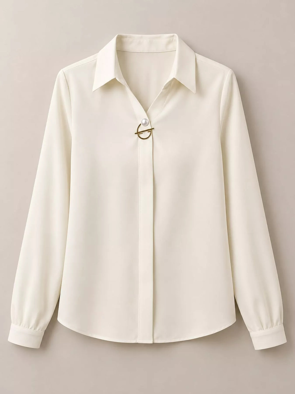 Long Sleeve Satin Blouse (57)