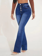 High Waist Stretch Clinch Skinny Jeans photo 1