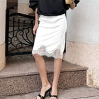Lace-patchwork Midi Skirt photo 3