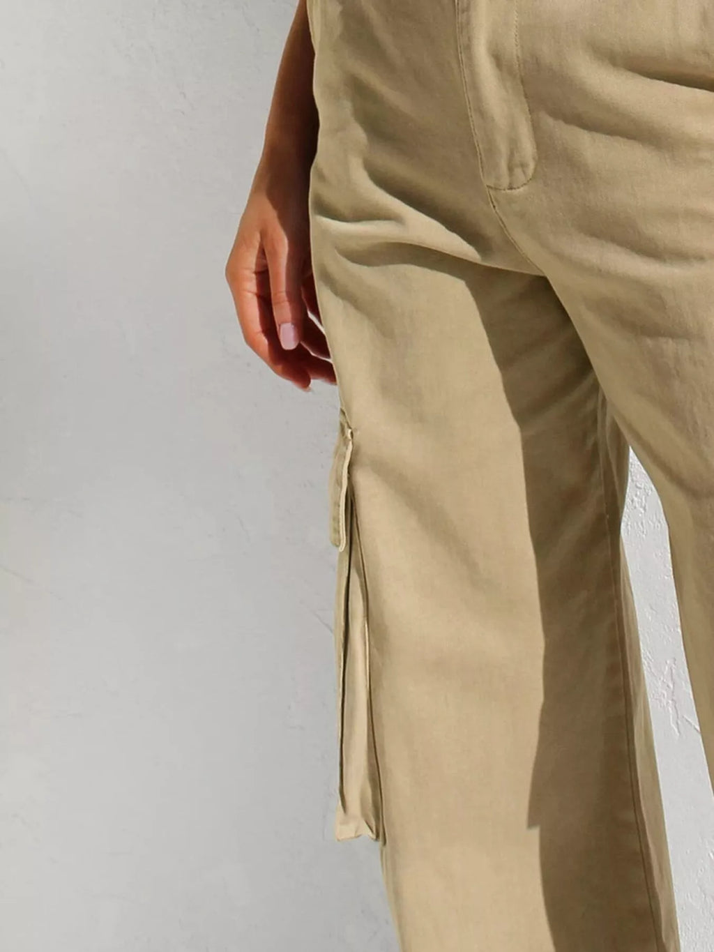 High-waisted Wide Leg Cargo Jeans (19)