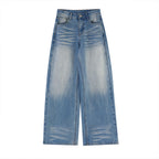 Retro High Waist Wide Leg Trousers photo 1