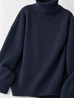 Turtleneck Dropped Shoulder Sweater (44)
