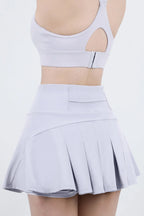 High Waist Pleated Active Skirt (11)