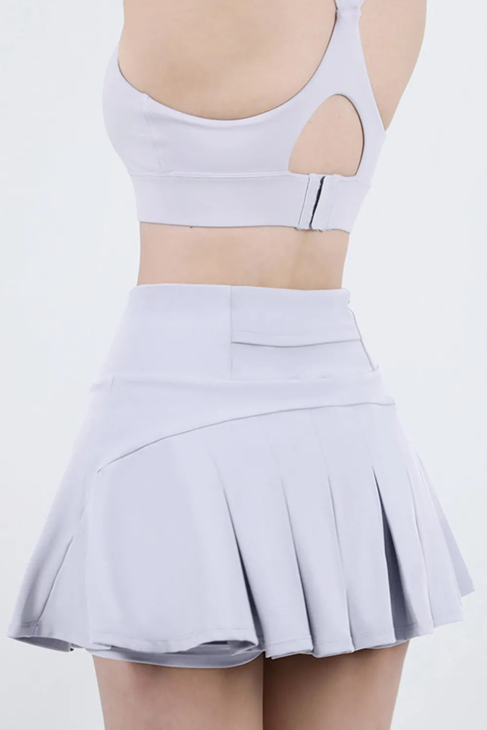 High Waist Pleated Active Skirt (11)