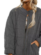 Quilted Zip Up Outerwear (35)
