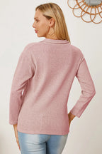 Collared Neck Dropped Shoulder T-shirt (24)