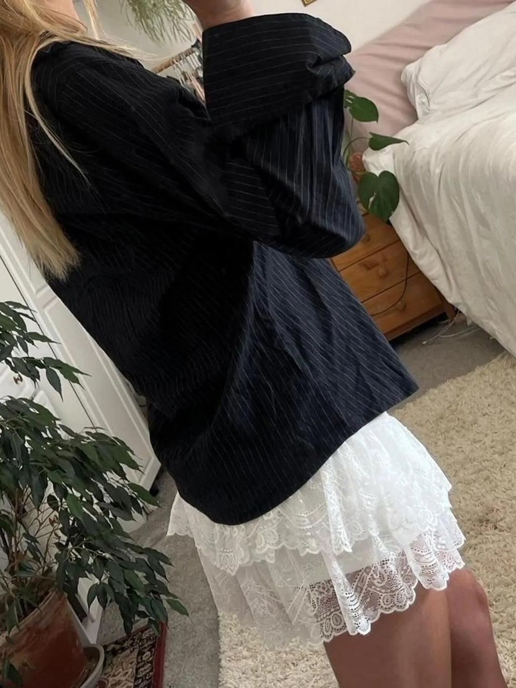 Printed Button-down Long Sleeve Shirt (20)