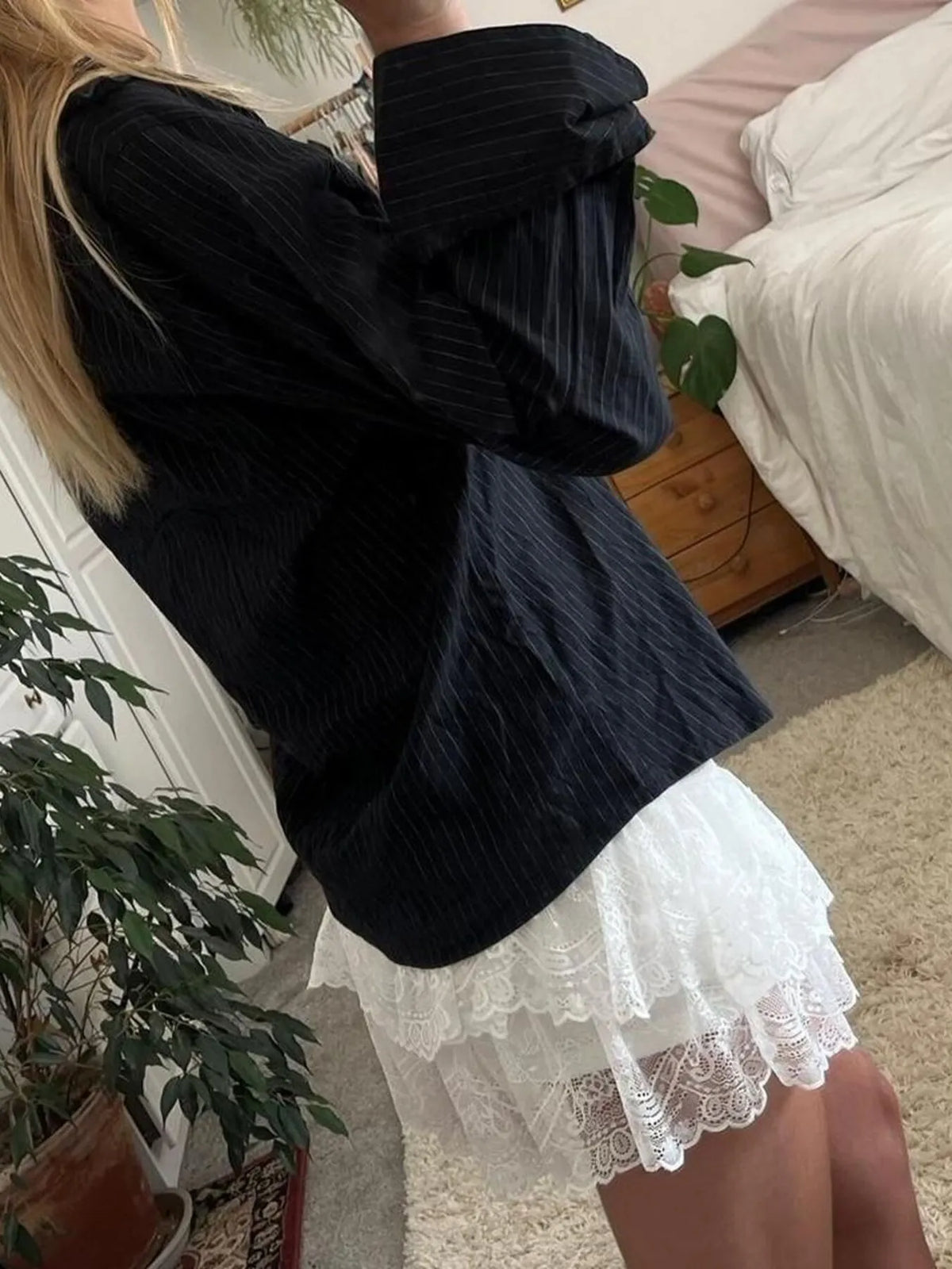 Printed Button-down Long Sleeve Shirt (20)