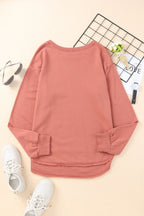 Side Slit Drop Shoulder Sweatshirt (17)