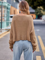 Round Neck Cable-knit Sweater (10)