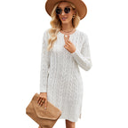 Twisted Midi Knitted Dress photo 1