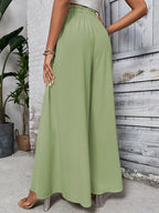 Tied High Waist Wide Leg Pants (12)