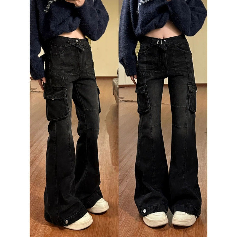 Straight Slimming High Waist Wide Leg Pants photo 4
