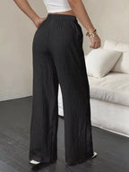 Wide Leg Pants Drawstring (5)