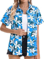 Plant Print Short Sleeve Shirt (14)