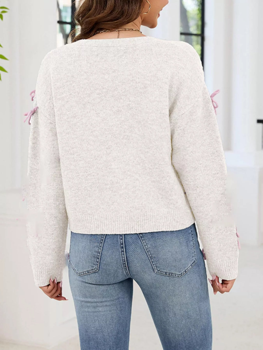 Bow Button Up Cardigan (14)