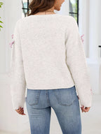 Bow Button Up Cardigan (14)