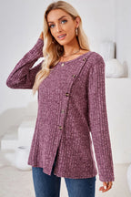 Round Neck Long Sleeve T-shirt (17)