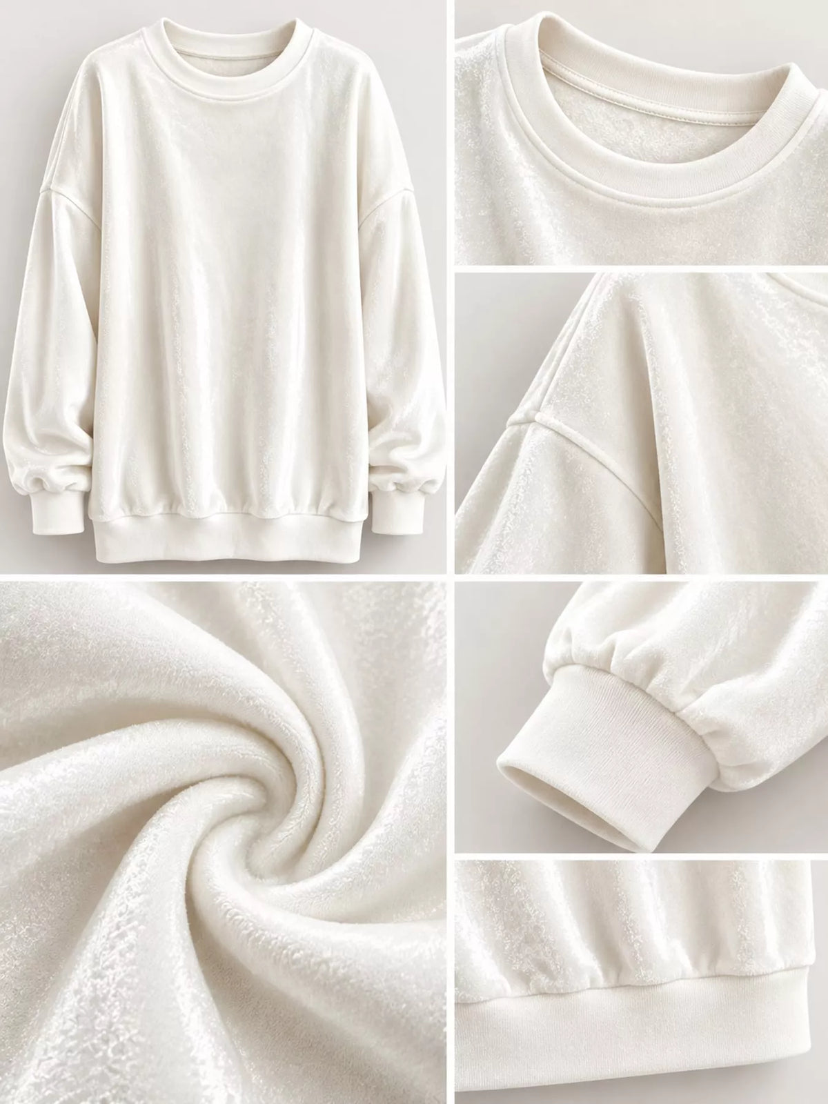 Full Size Crew Neck Drop Shoulder Sweatshirt Plus (3)