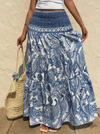 Paisley Print Maxi Skirt (5)