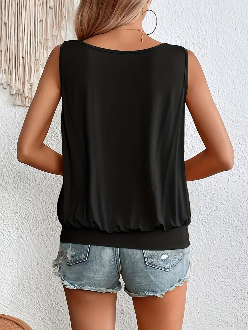 Full Size Ruched Scoop Neck Tank (11)