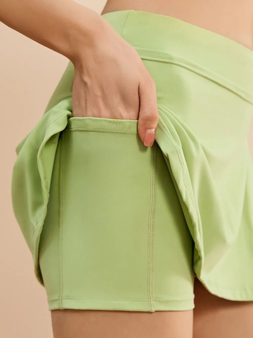 High Waist Active Skort Pockets (2)