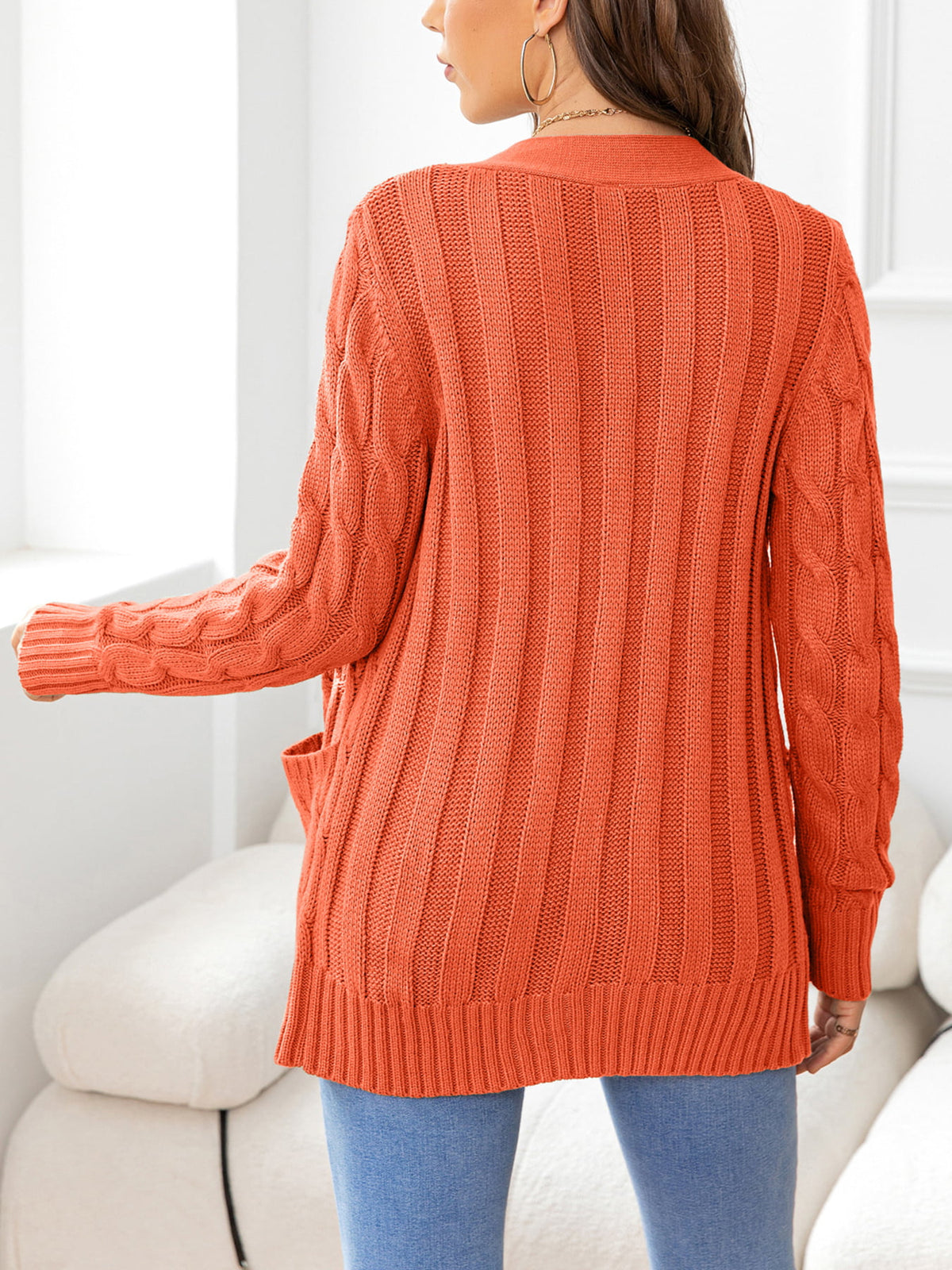 Button Down Cable-knit Cardigan (12)