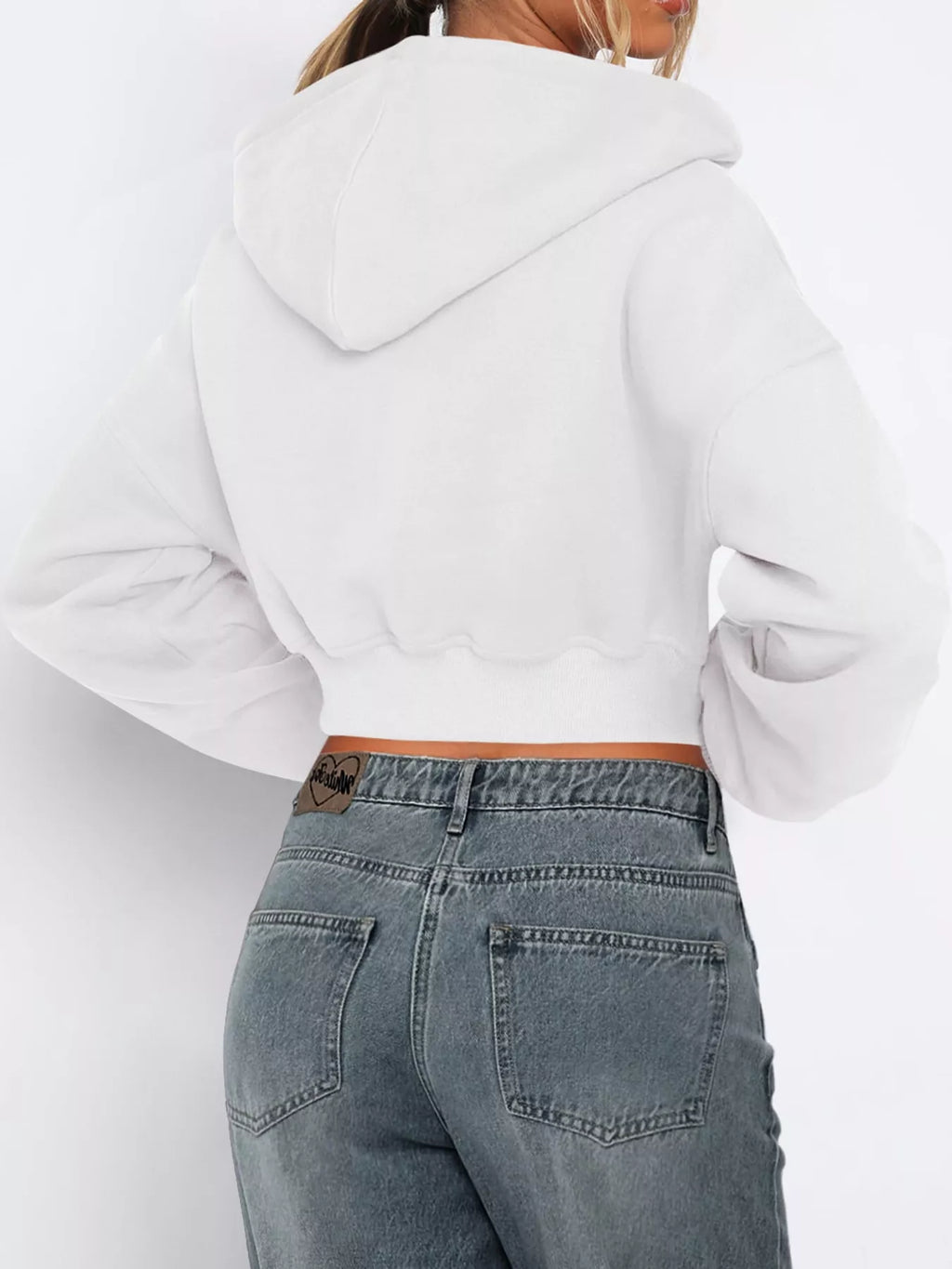Zip-up Cropped Hoodie (23)