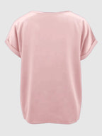 Round Neck Short Sleeve T-shirt (15)