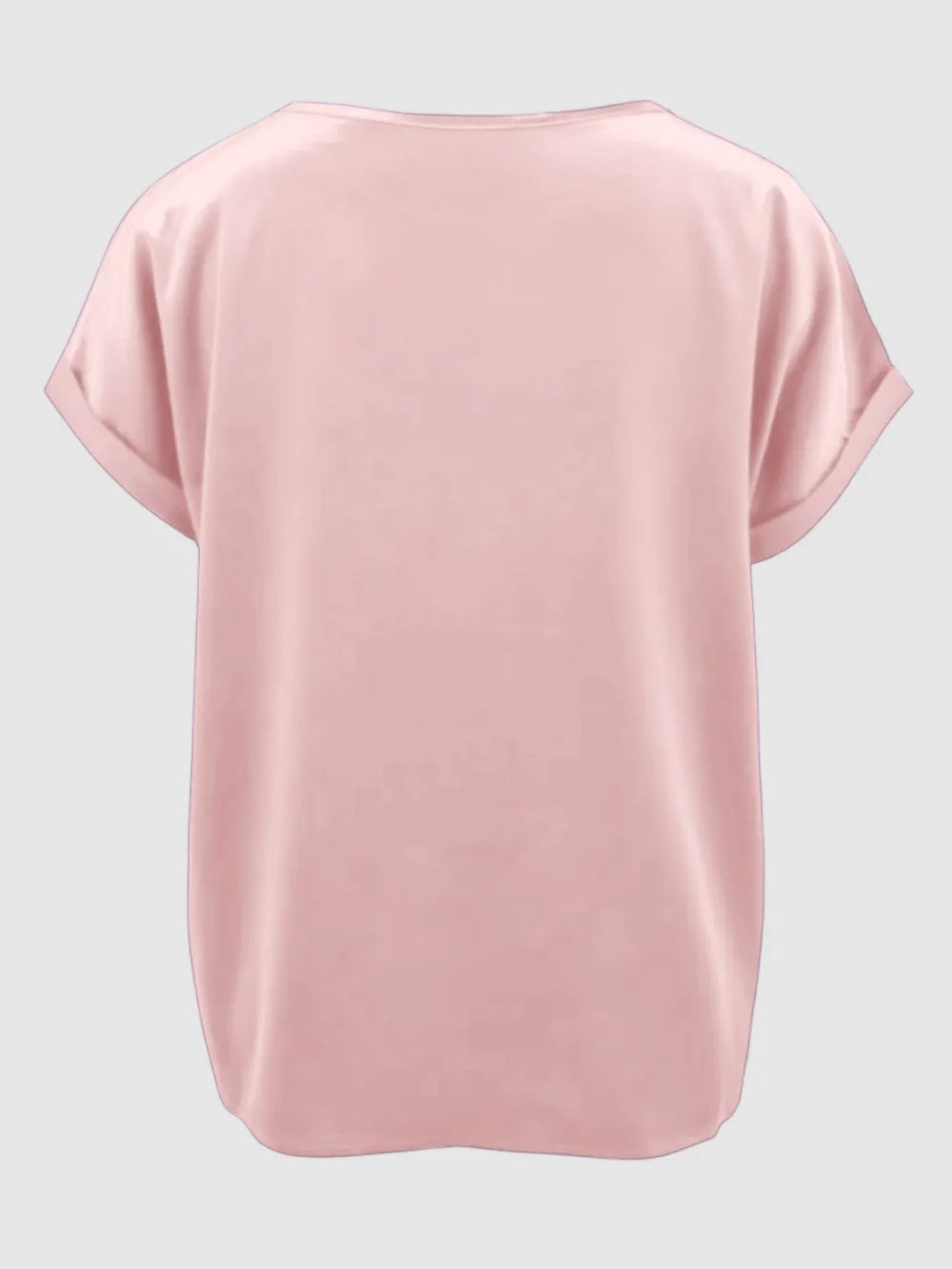 Round Neck Short Sleeve T-shirt (15)
