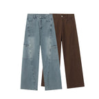 Summer Mid-waist Wide-leg Straight Jeans photo 2