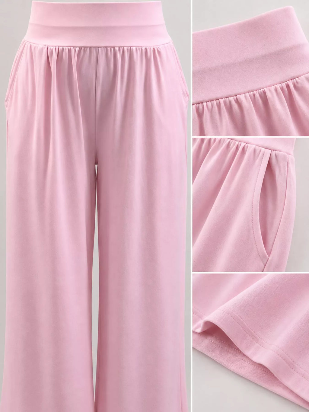 High-waisted Wide-leg Pants (53)