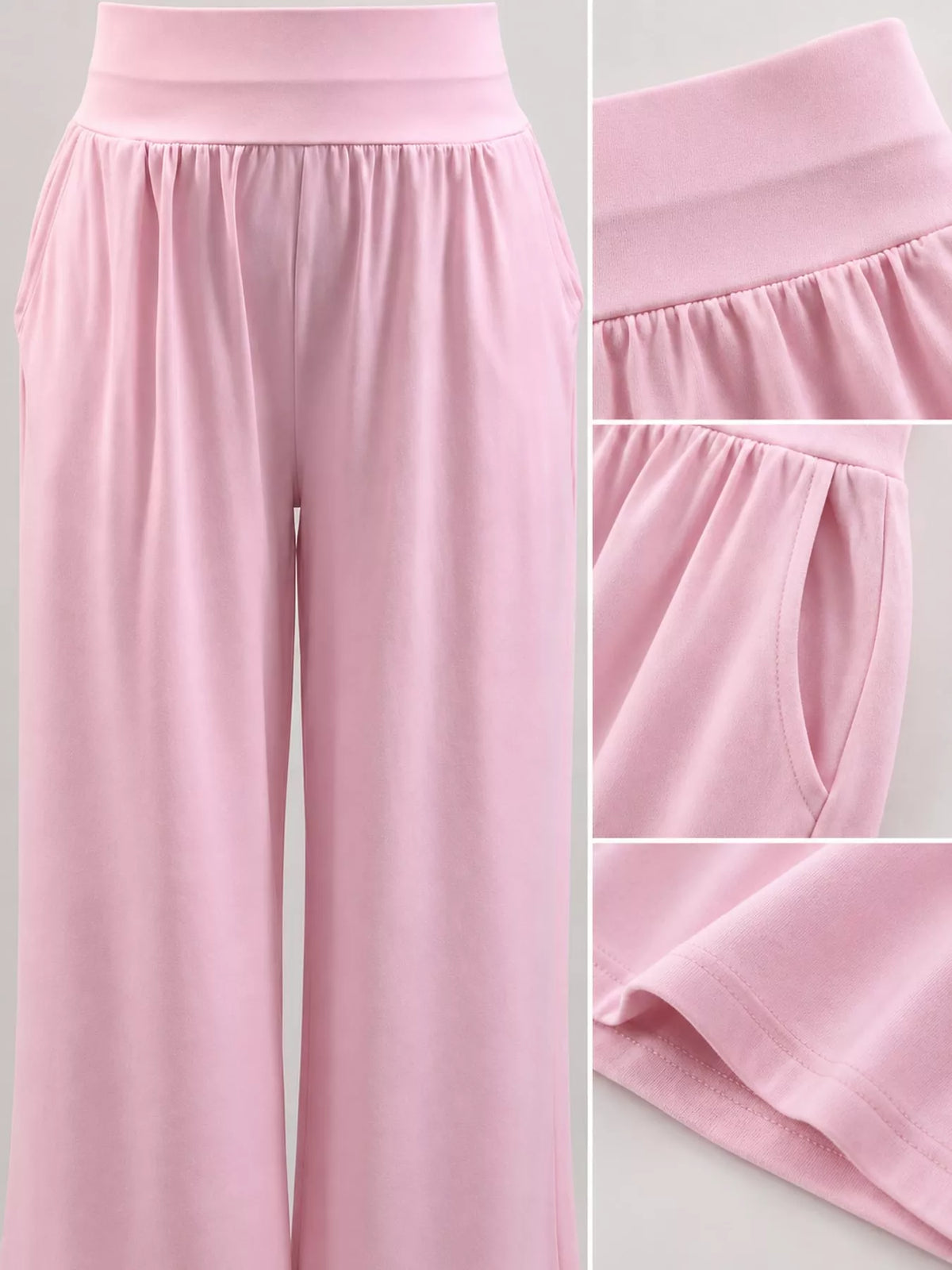 High-waisted Wide-leg Pants (53)