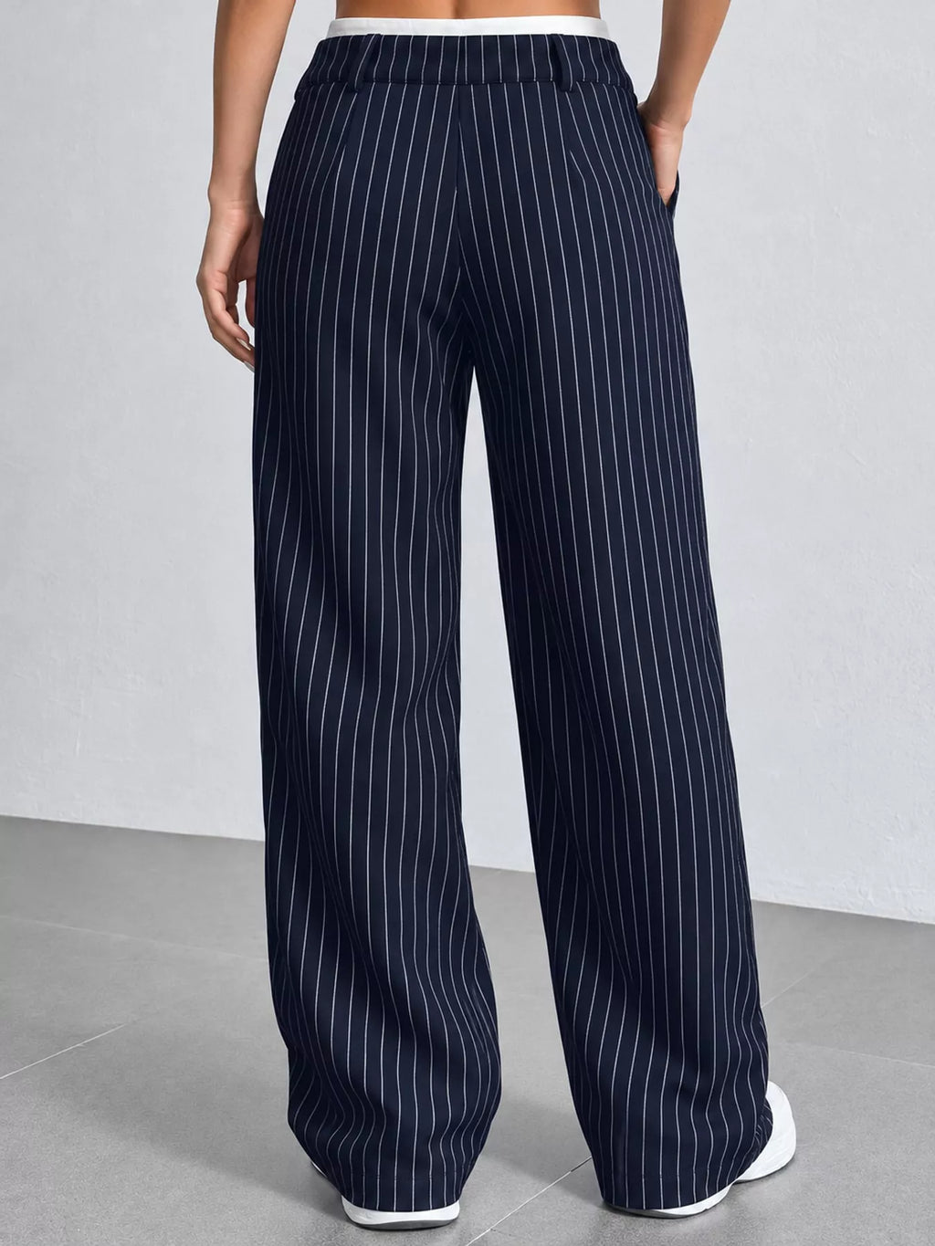 Striped Wide-leg Pants (5)