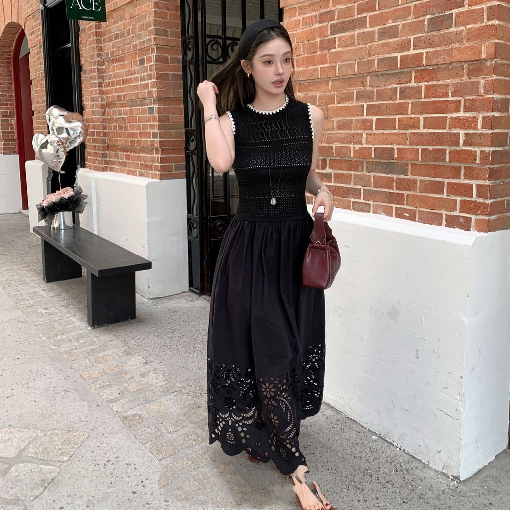 Knitted Ruffled Slim Dress photo 2